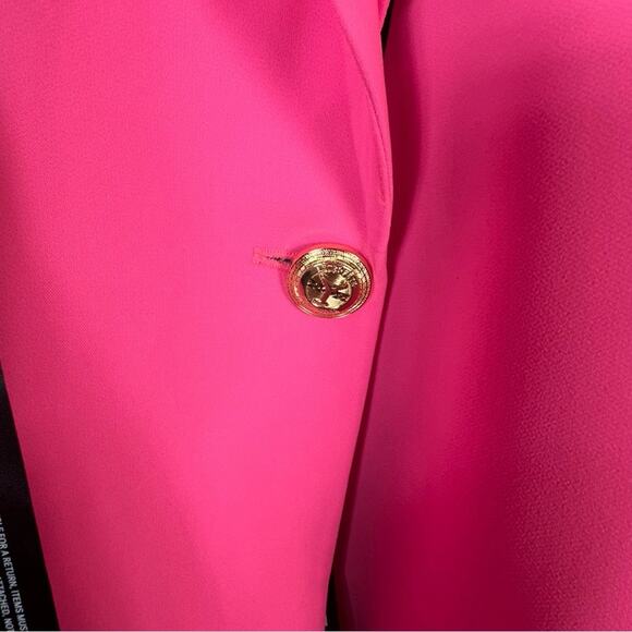 Retrofete NWT Women’s Kristen Blazer in Hyper Pink Size Large - Picture 7 of 15